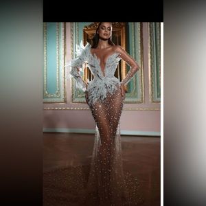 Albina Dyla Dress Size XS Haute Couture Pre Owned